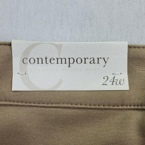 CC - Cato Skinny Dress Pants Trousers Women 24W Tan Beige Contemporary NWT - Picture 3 of 8